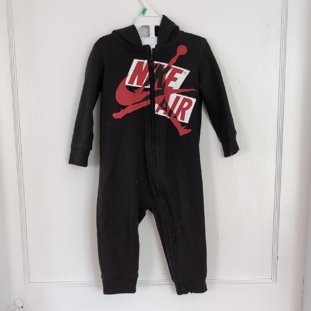 Nike Baby Black One Piece Black And Red